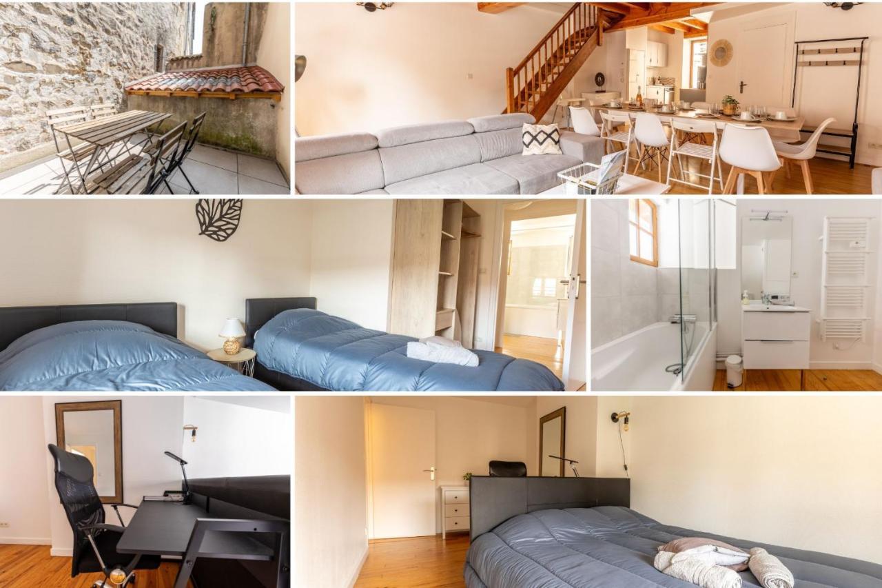 Le Double Pirou # 2 Appartements # Halte Auvergne Thiers Exterior foto