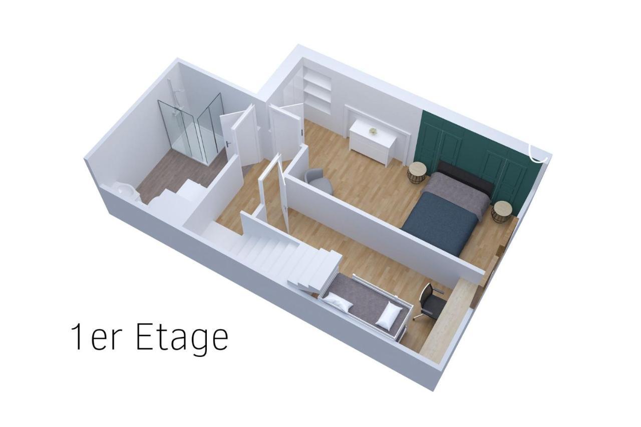 Le Double Pirou # 2 Appartements # Halte Auvergne Thiers Exterior foto